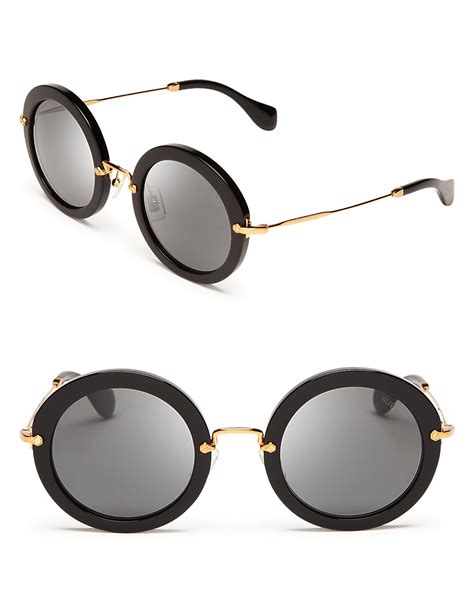 miu miu noir eyewear